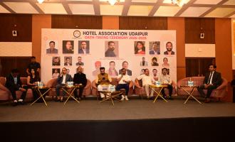 OATH TAKING CEREMONY OF NEW COMMITTEE 2026 - 28 HOTEL ASSOCIATION UDAIPUR AT RAMEE ROYAL RESORT UDAIPUR
